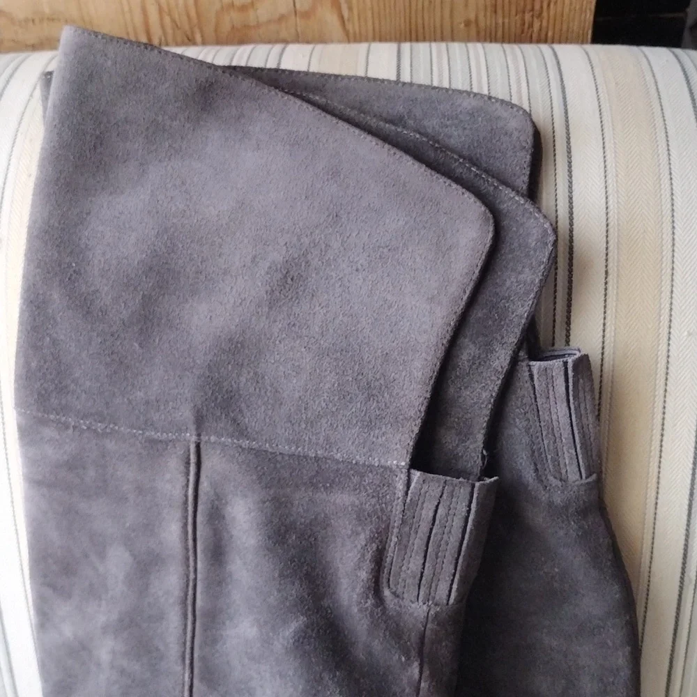 BCBG Max Aziria Gray Over-the-Knee Women's Boots  7.5